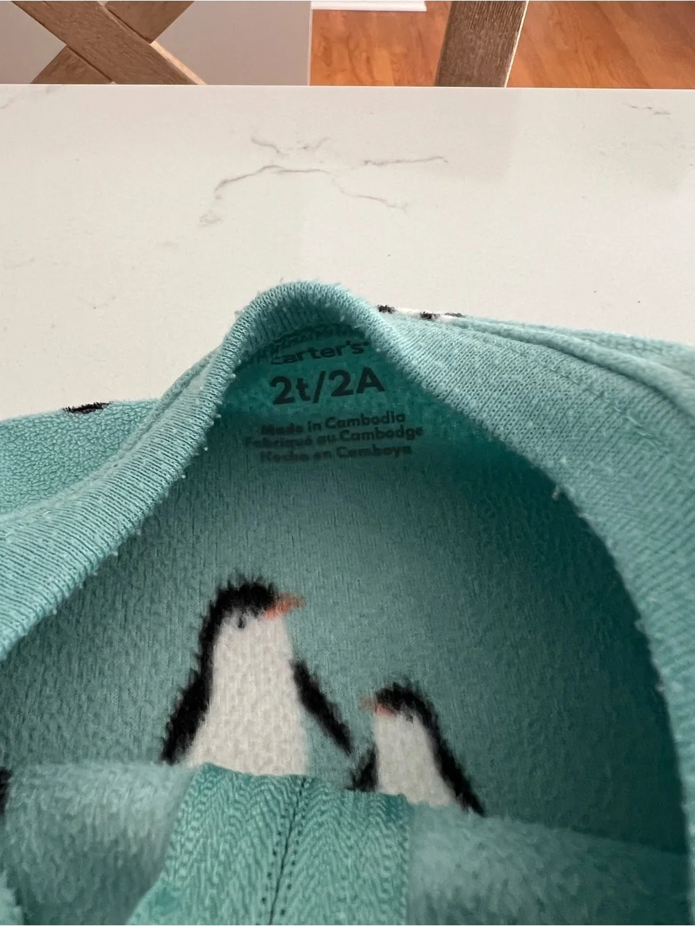 Carter’s Fleece Footed Pajamas Penguins